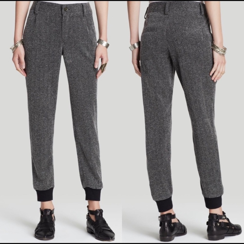 Free People Chevron Knit Joggers